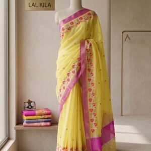 organza saree